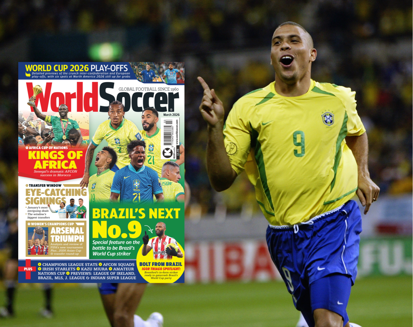 Já disponível: Futebol Mundial, março de 2026