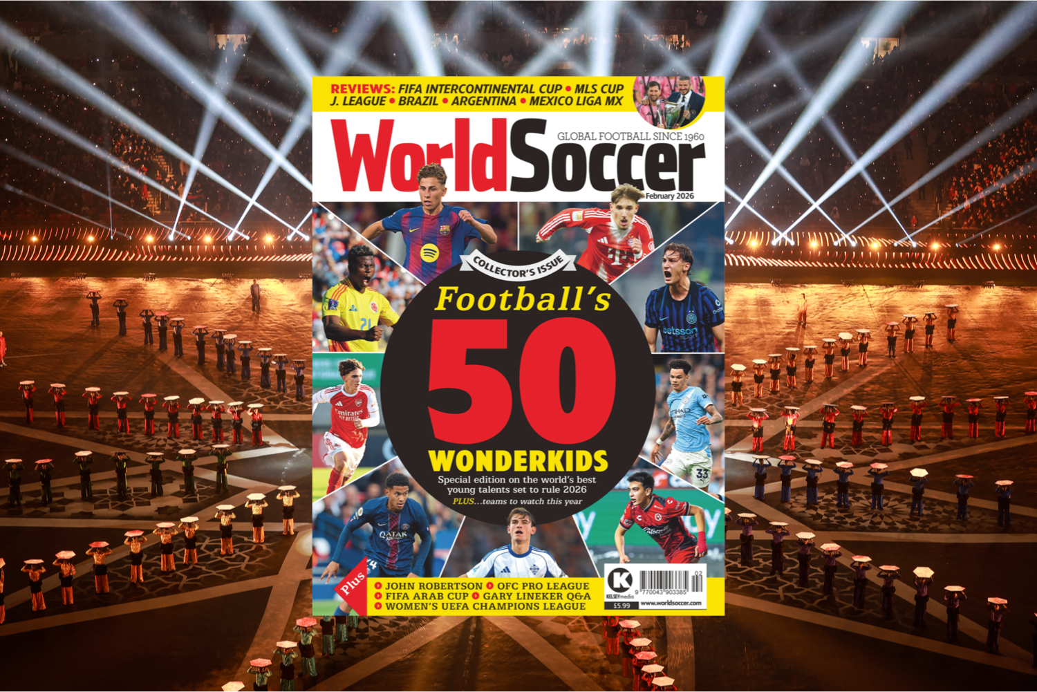 Já disponível: Futebol Mundial, fevereiro de 2026
