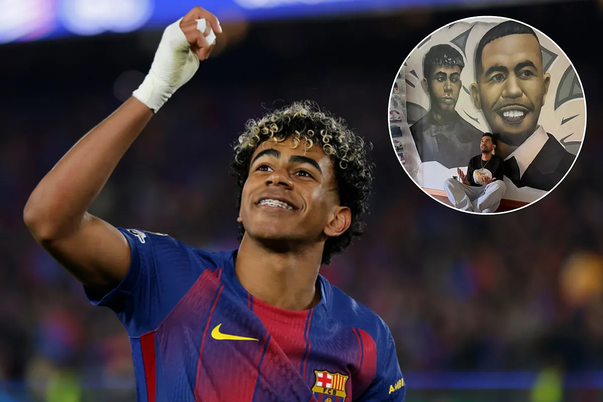 O pai de Lamine Yamal reza após a lesão de seu filho