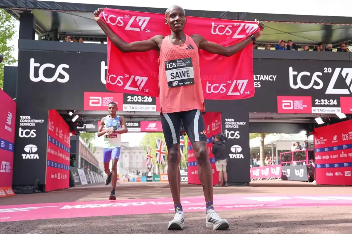 Sawe faz história e quebra duas horas na Maratona de Londres!