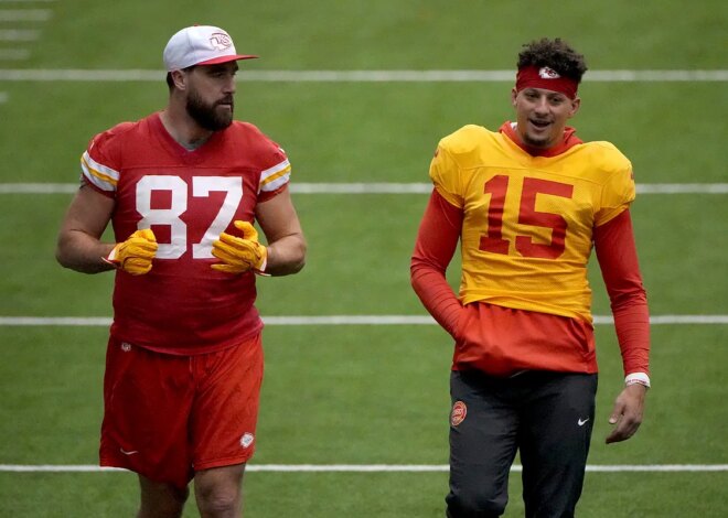 Um dos novos novatos dos Chiefs deixou Travis Kelce mais animado do que Patrick Mahomes