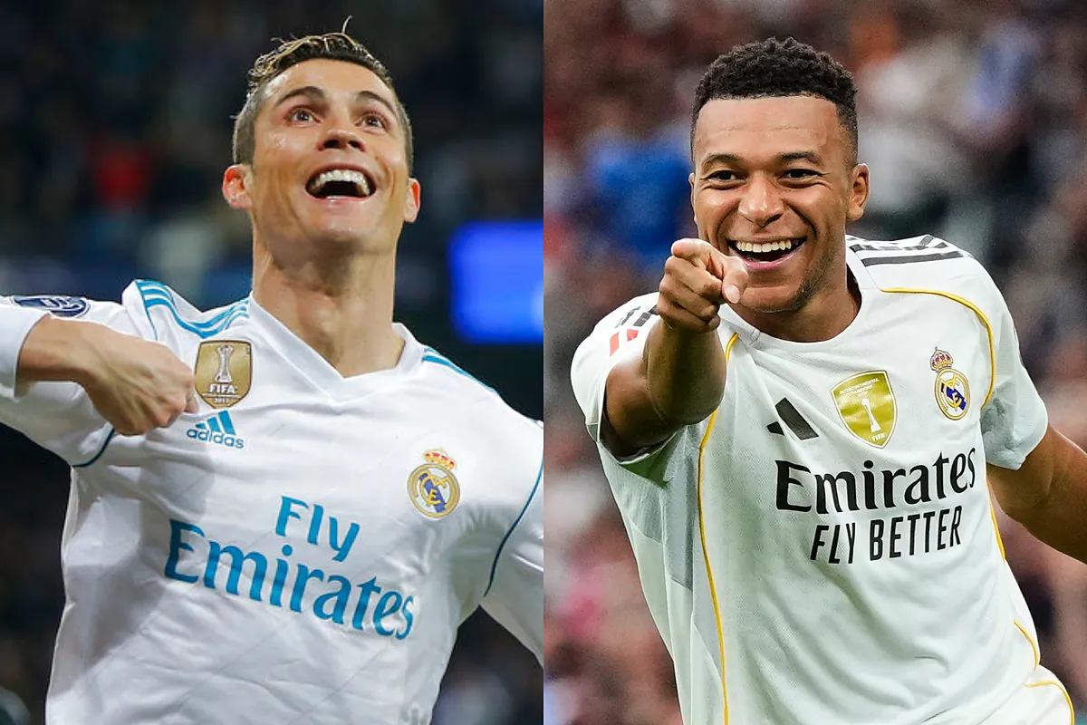 Kylian Mbappé x Cristiano Ronaldo: Quem teve melhor desempenho nos primeiros 100 jogos pelo Real Madrid?