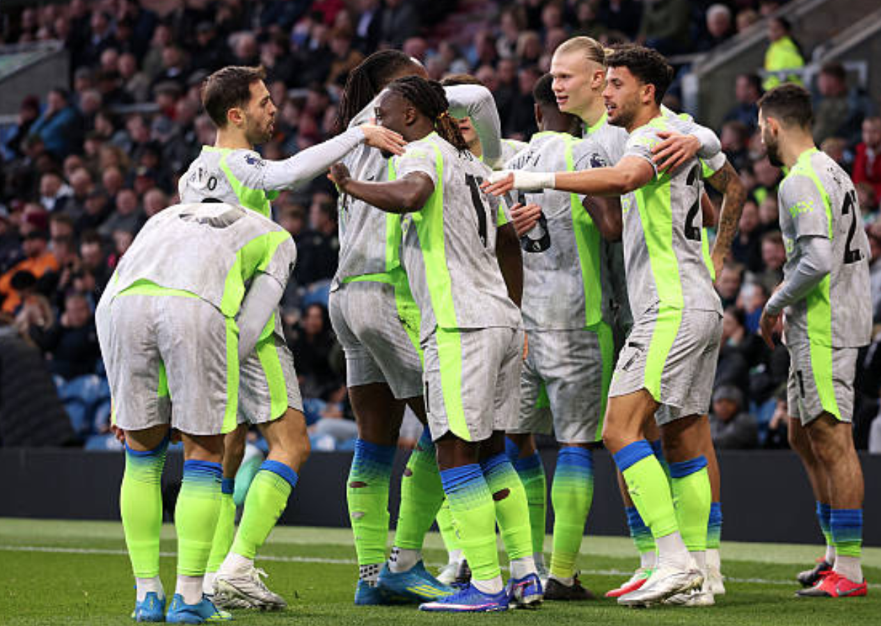 Burnley 0-1 Manchester City: A primeira vitória de Haaland coloca os homens de Guardiola na liderança