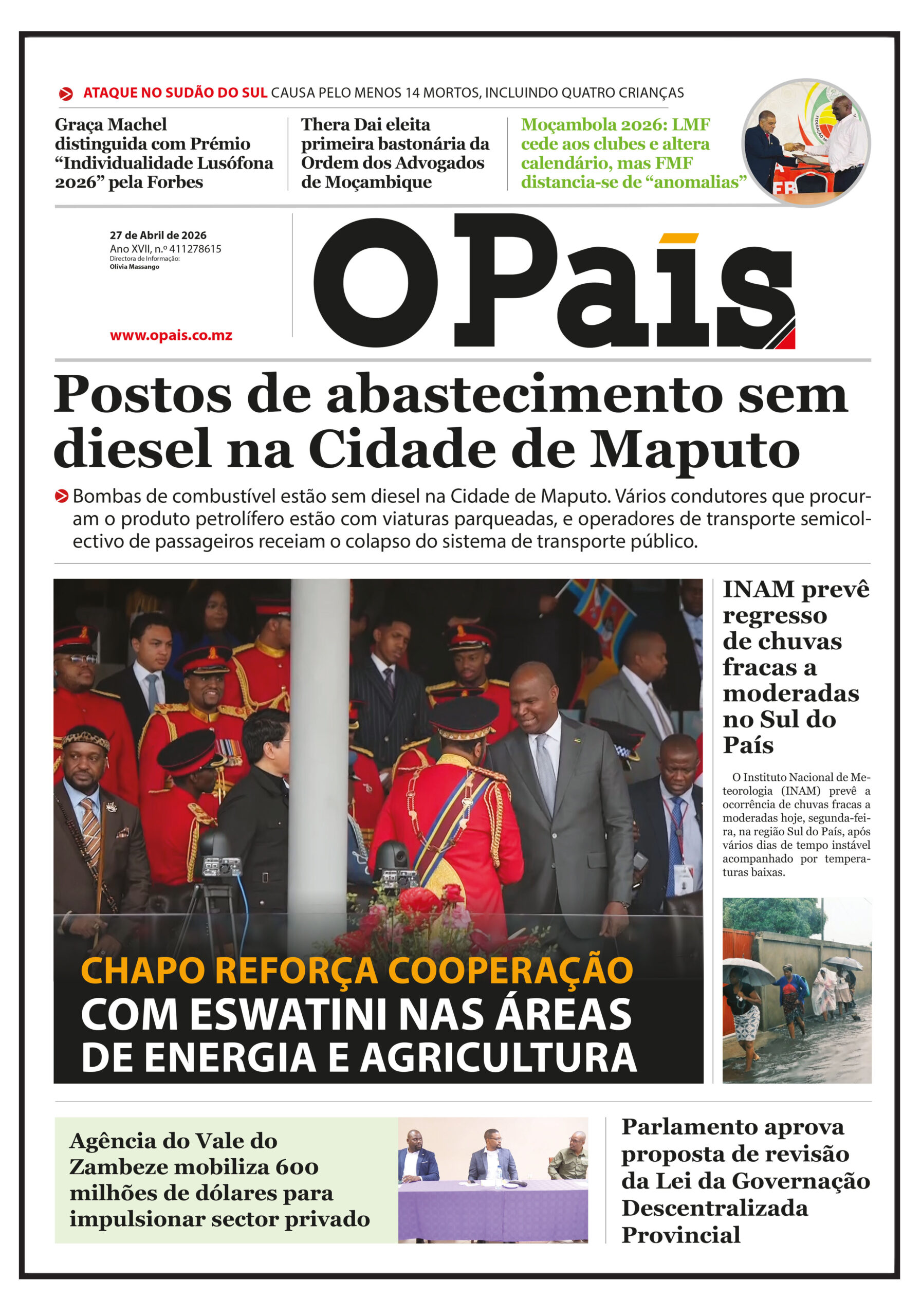 CAPA DO JORNAL 27.04.2026