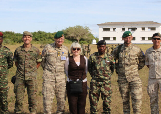 Delegação das Forças Armadas Austríacas visita a EUMAM MOZ