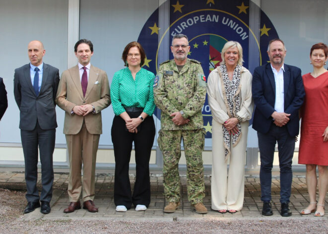 Delegação da Comissão do Desenvolvimento do Parlamento Europeu visita a EUMAM MOZ