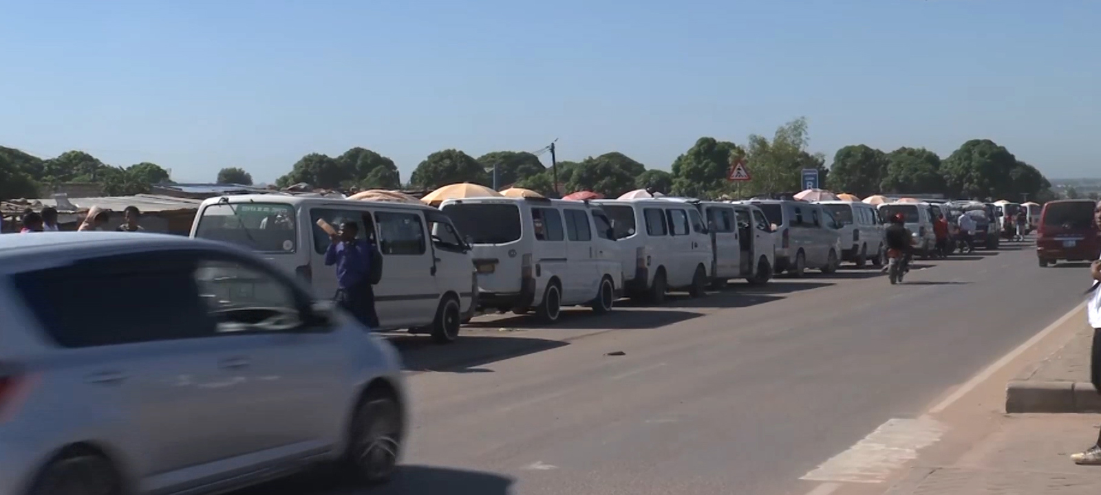Transportadores de Albasine em greve