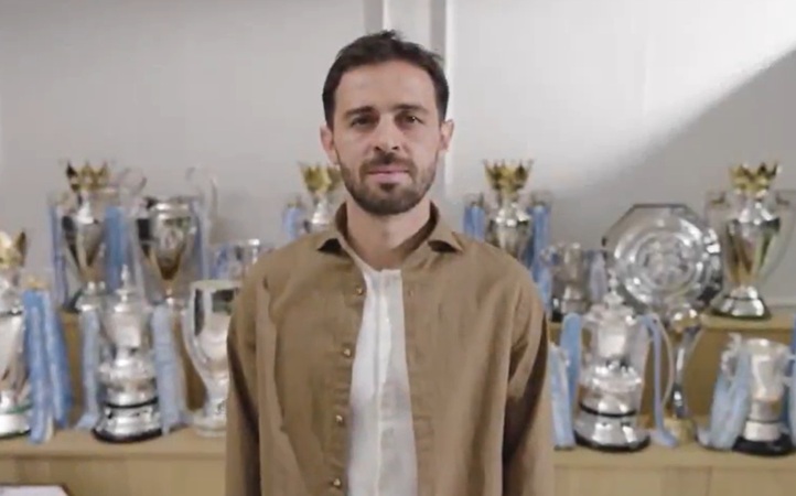 Manchester City agradece a Bernardo Silva pela contribuição de nove anos antes da última aparição do meio-campista pelo clube (Vídeo)
