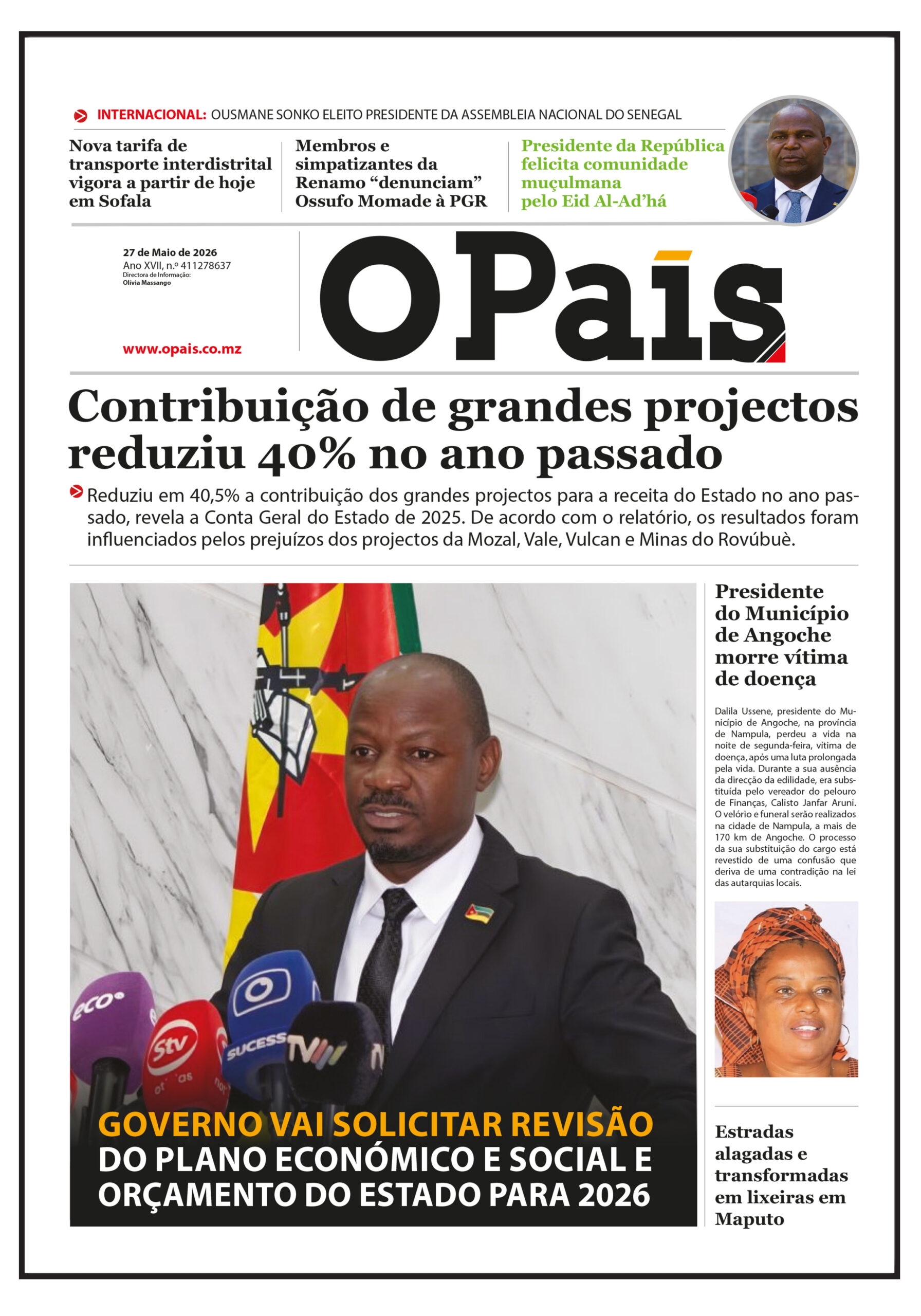 CAPA DO JORNAL 27.05.2026