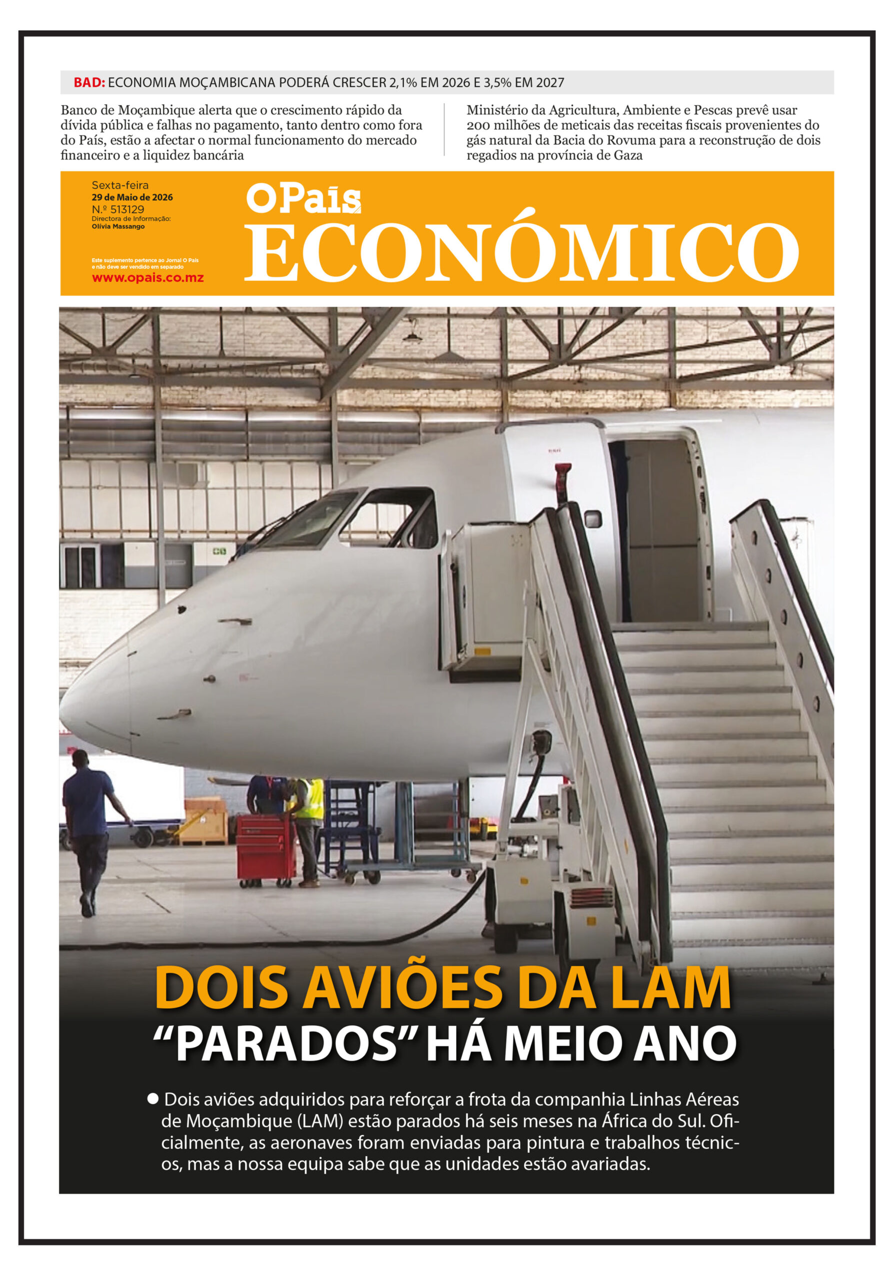 CAPA DO JORNAL ECONOMICO 29.05.2026