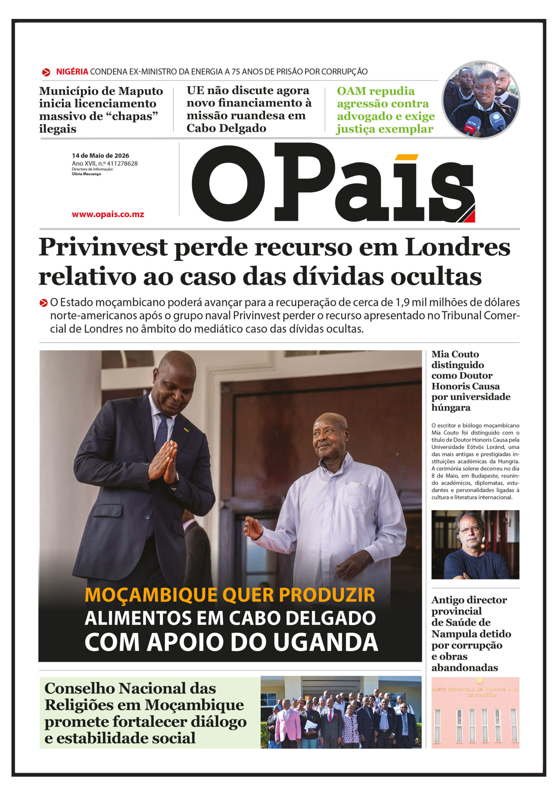 CAPA DO JORNAL 14.05.2026
