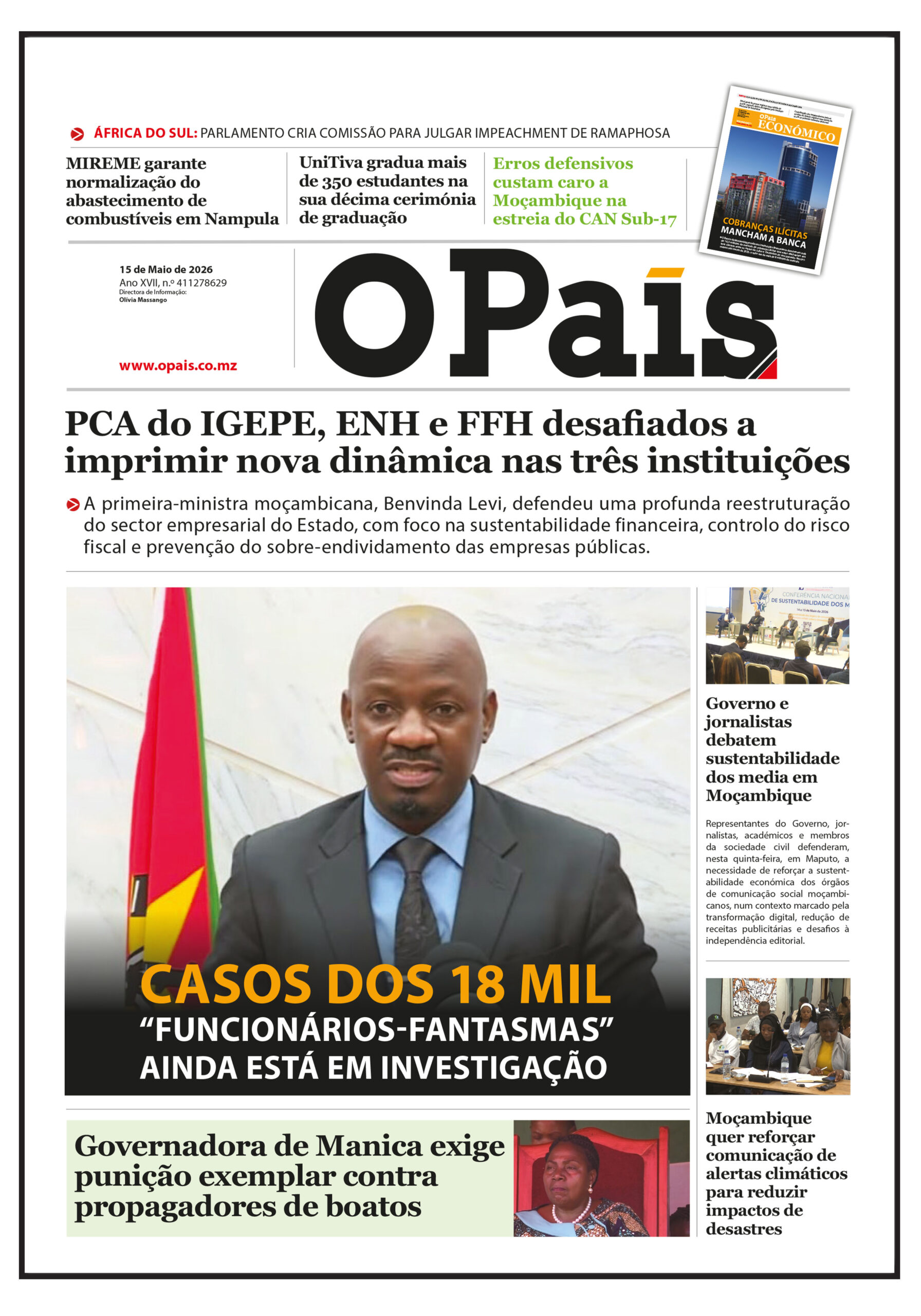 CAPA DO JORNAL 15.05.2026