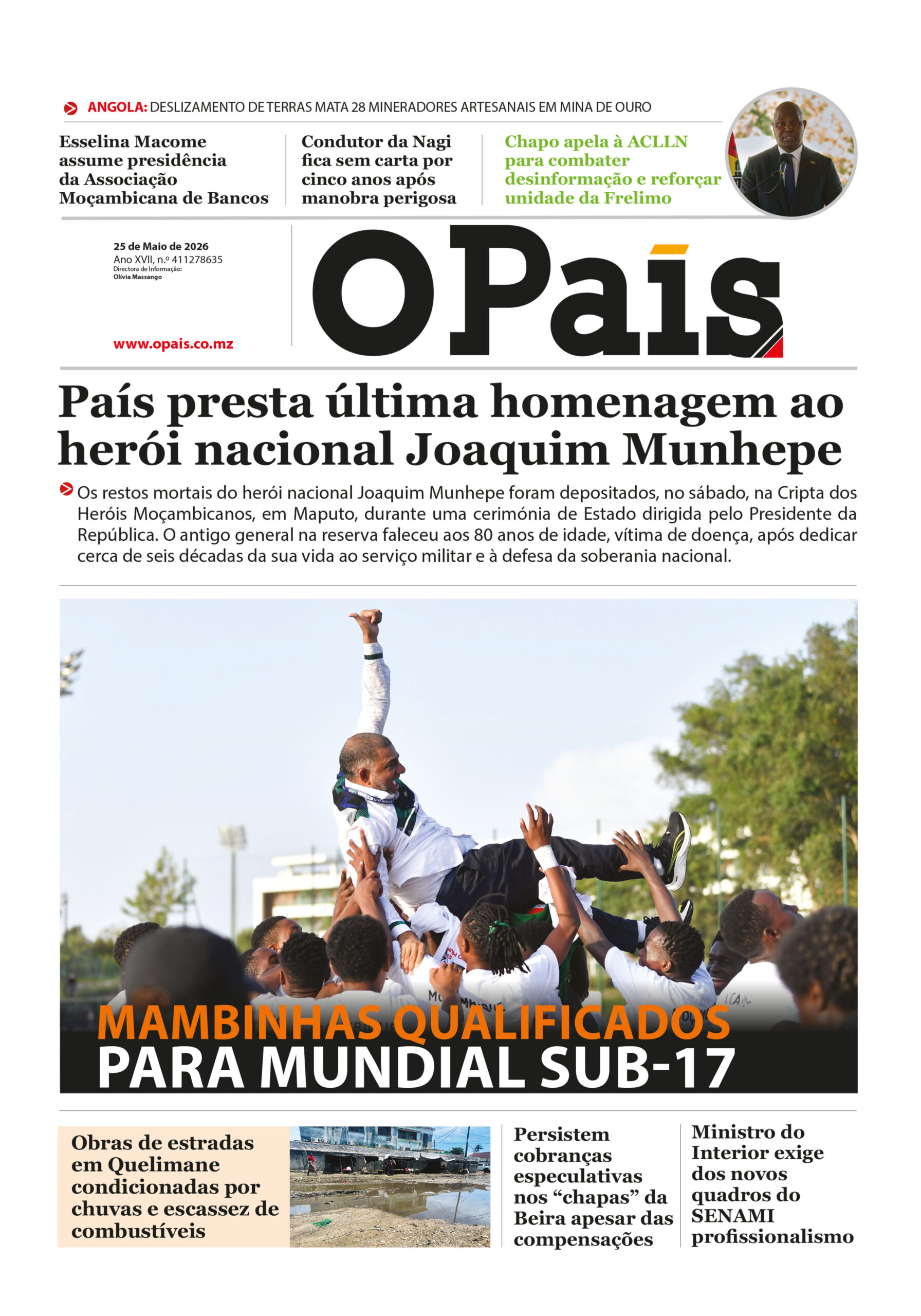 CAPA DO JORNAL 25.05.2026