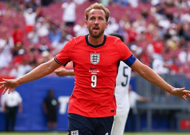 “Quero estar na súmula o máximo possível” – capitão da Inglaterra, Harry Kane, após marcar contra a Nova Zelândia (Vídeo)
