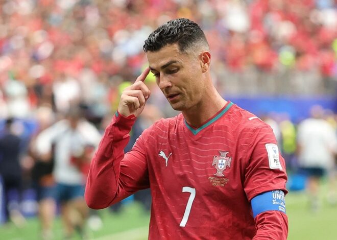 Cristiano Ronaldo de bom humor no treino de Portugal apesar das fortes críticas (Vídeo)