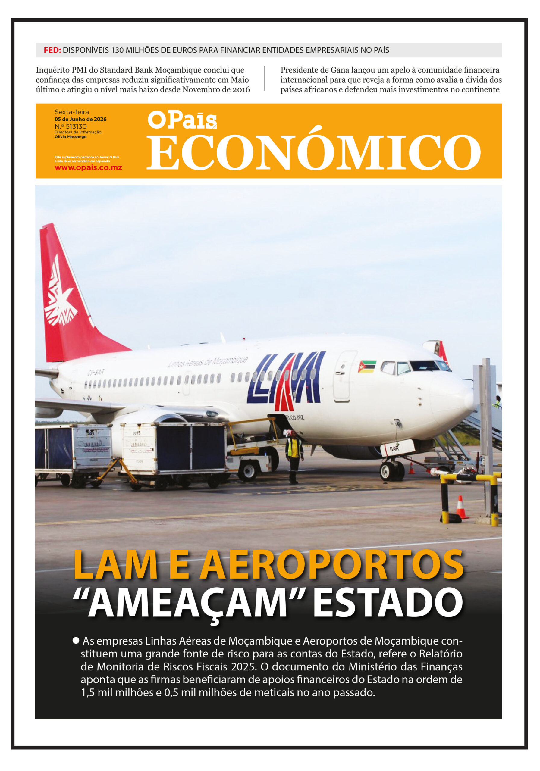 CAPA DO JORNAL ECONOMICO 05.06.2026