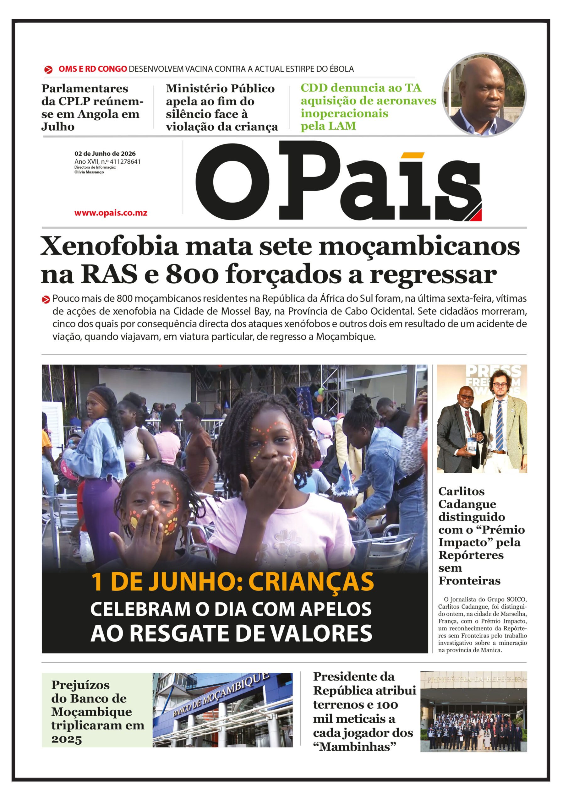CAPA DO JORNAL 02.06.2026