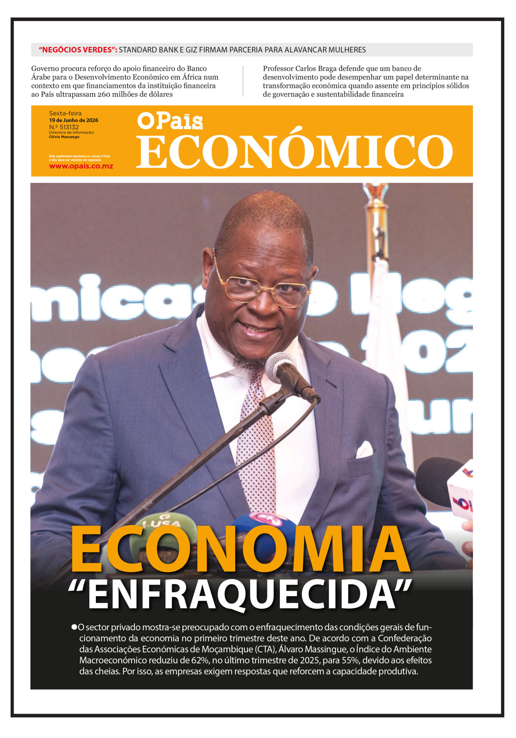 CAPA DO JORNAL ECONOMICO 19.06.2026