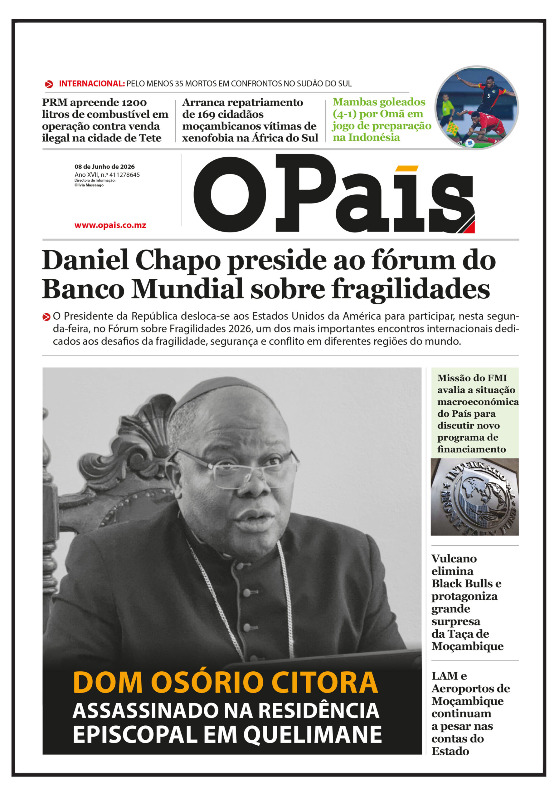 CAPA DO JORNAL 08.06.2026