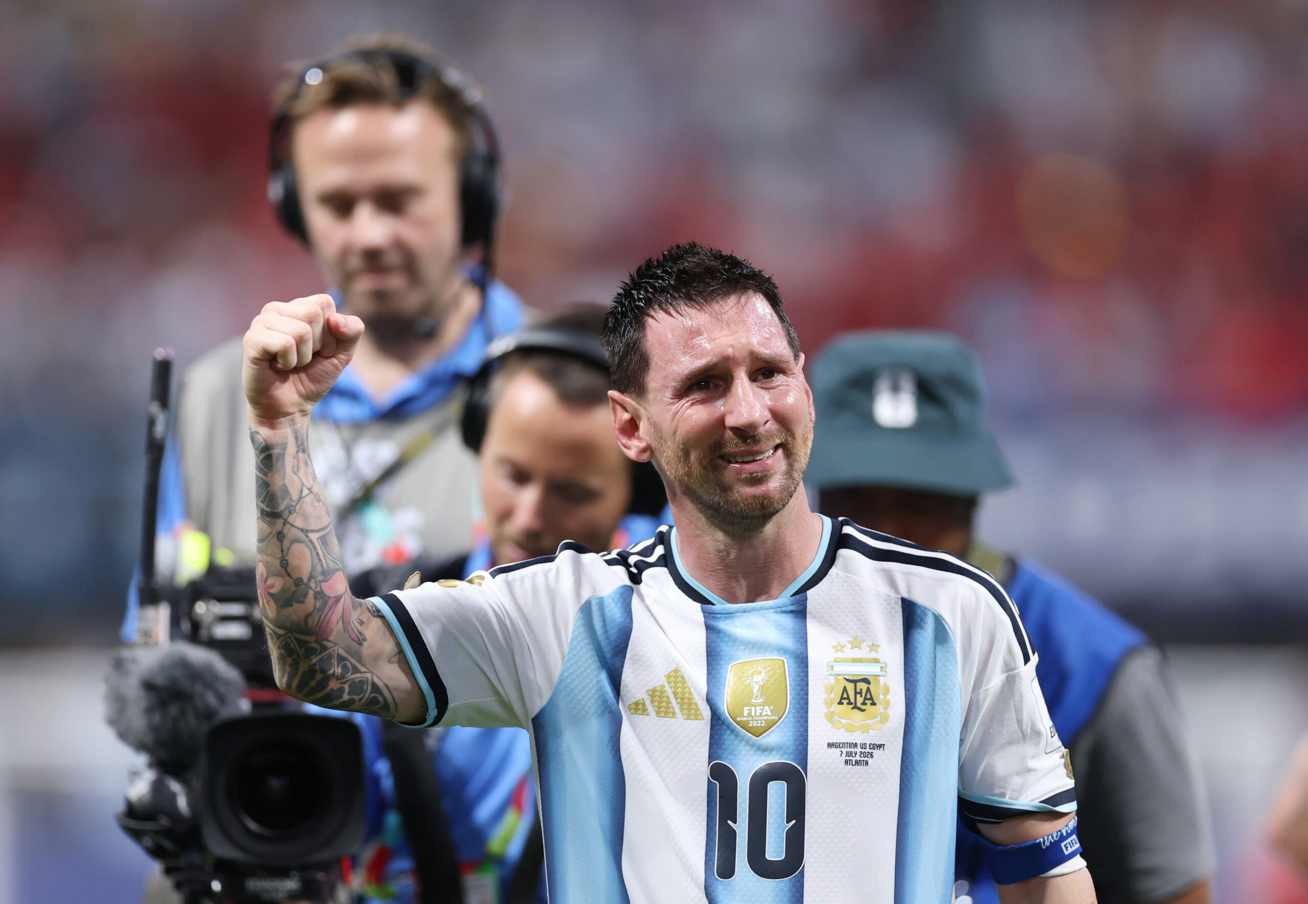 ‘Messi tem sorte de ainda estar no torneio’