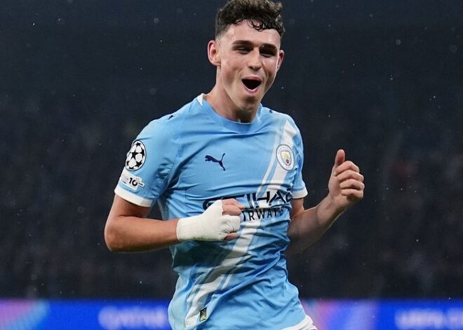 O atacante do Manchester City, Phil Foden, agradece aos torcedores pelo apoio após assinar novo contrato (Vídeo)