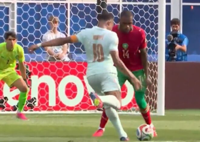 Kylian Mbappe marca um gol excelente na vitória da França nas quartas de final da Copa do Mundo sobre o Marrocos (vídeo)