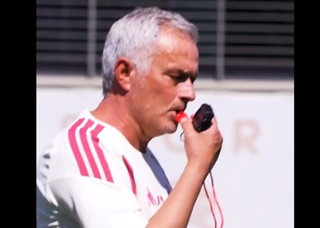 José Mourinho comanda os treinos de pré-temporada do Real Madrid (Vídeo)