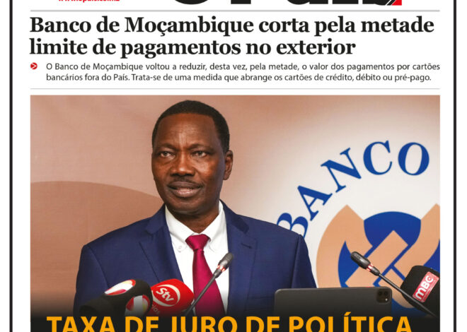 Capa do Jornal 30.07.26 – O País