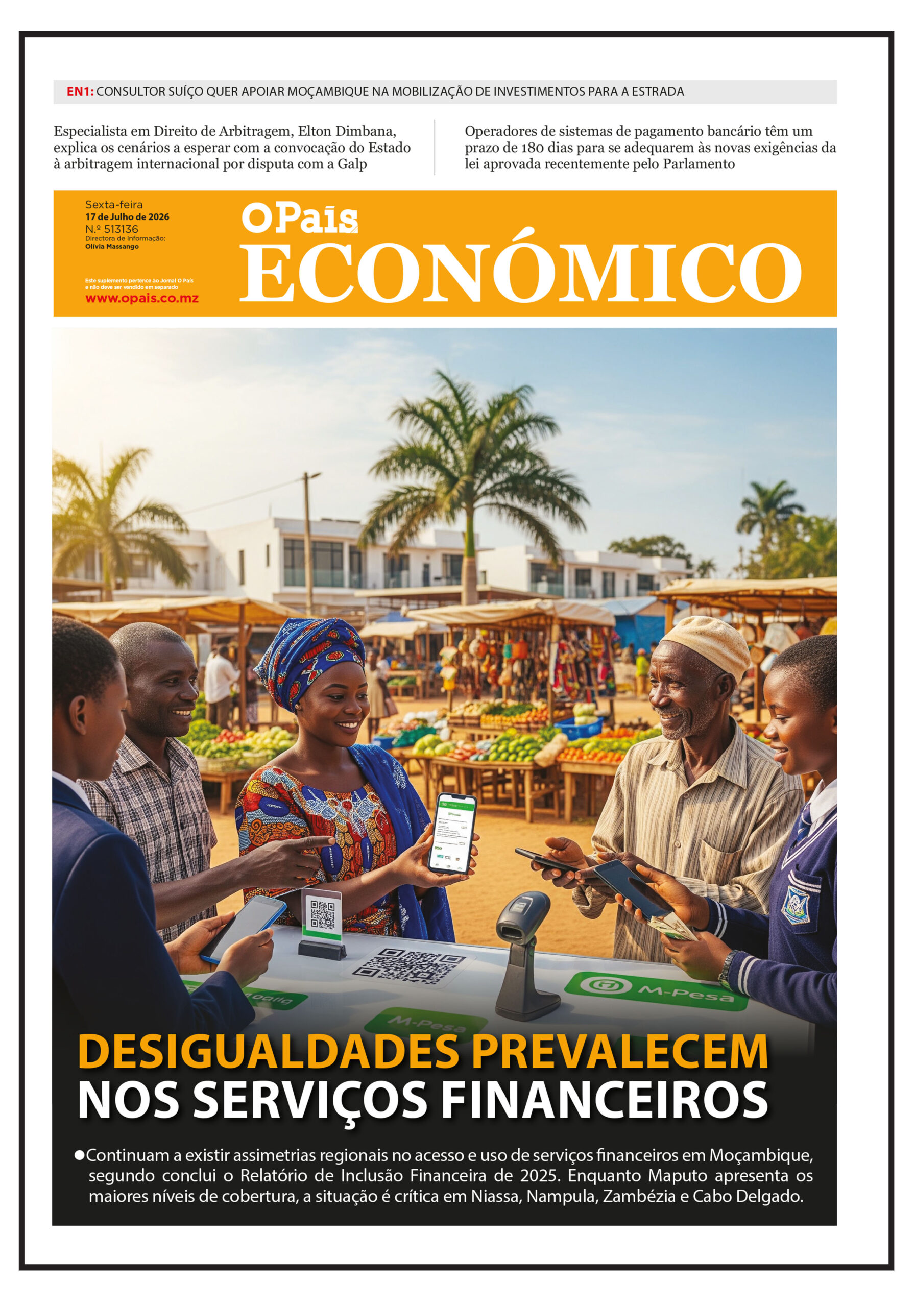Capa do Jornal o economico 17.07.26 – O País