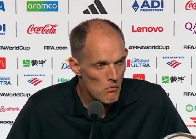 “Assim que você perde, você é criticado” – o técnico da Inglaterra, Thomas Tuchel, após a derrota na semifinal da Copa do Mundo (Vídeo)
