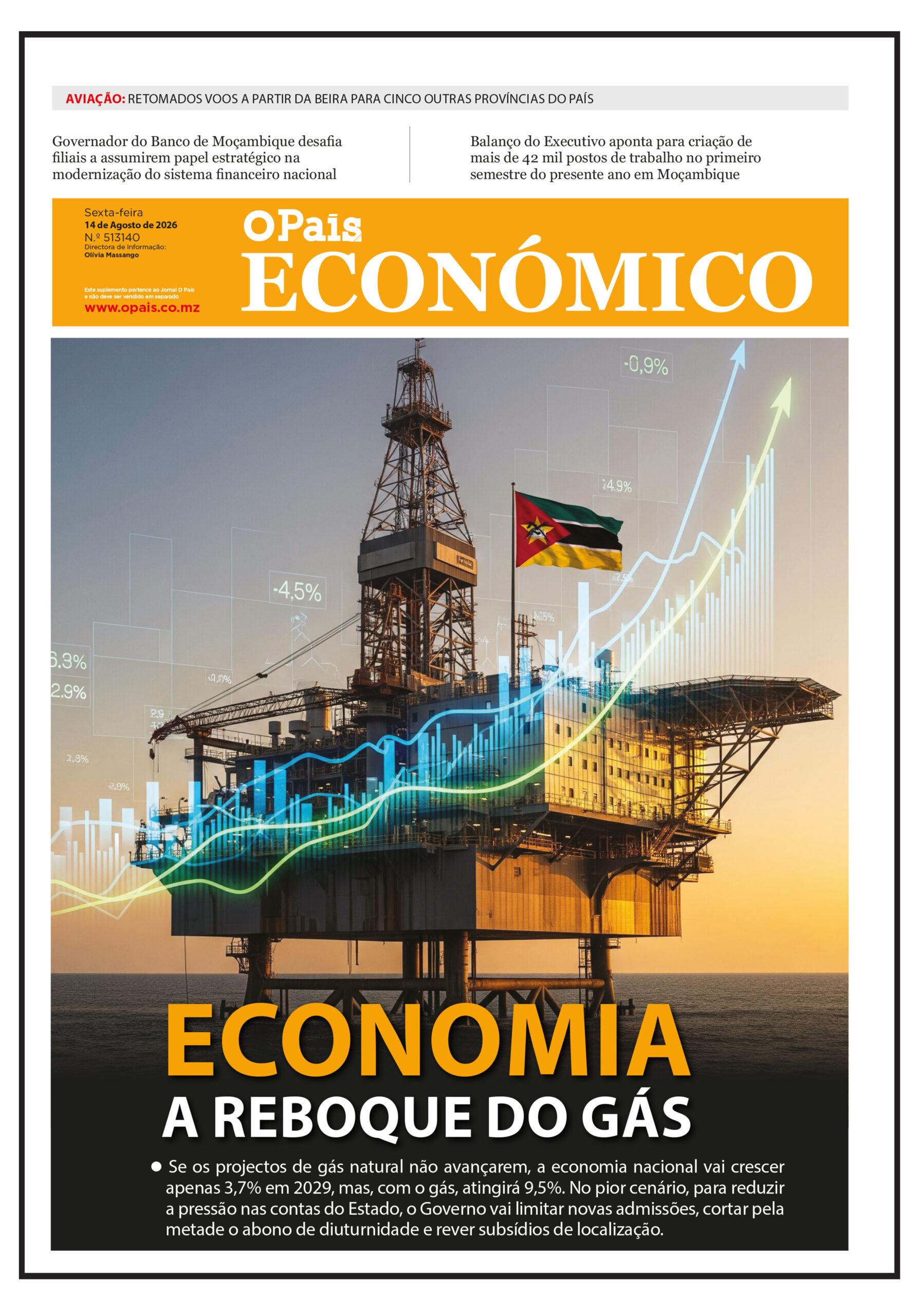 Capa do Jornal Economico 14.08.26 – O País