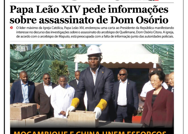 Capa do jornal 04.08.26 – O País