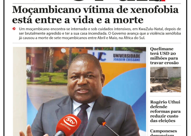Capa do Jornal 13.08.26 – O País