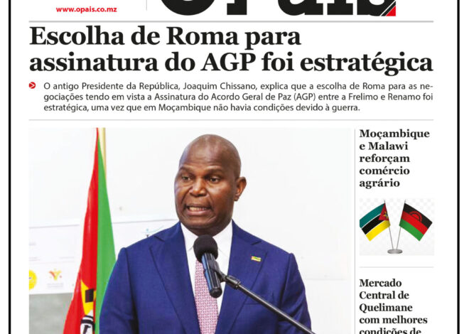 Capa do Jornal O Pais 23.10.26 – O País